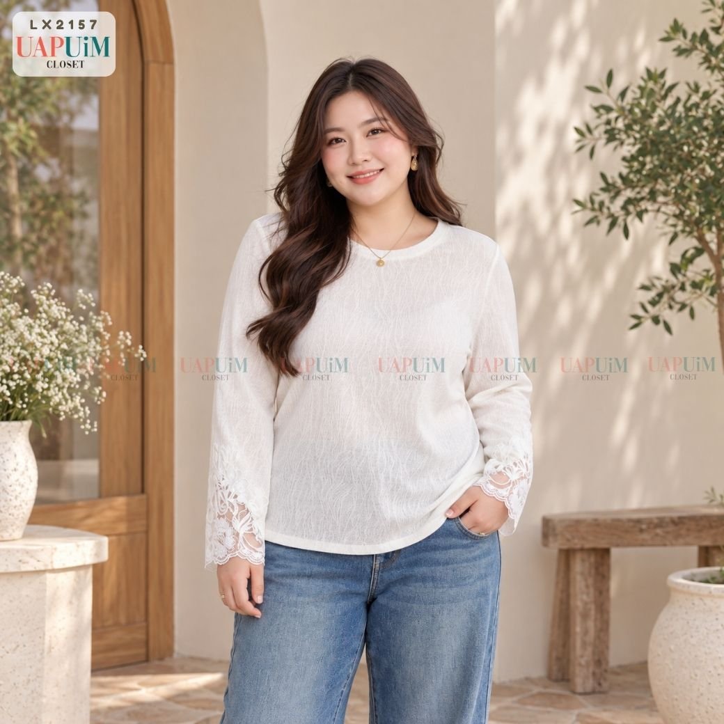 LX2157 เสื้อแขนยาวคอกลม