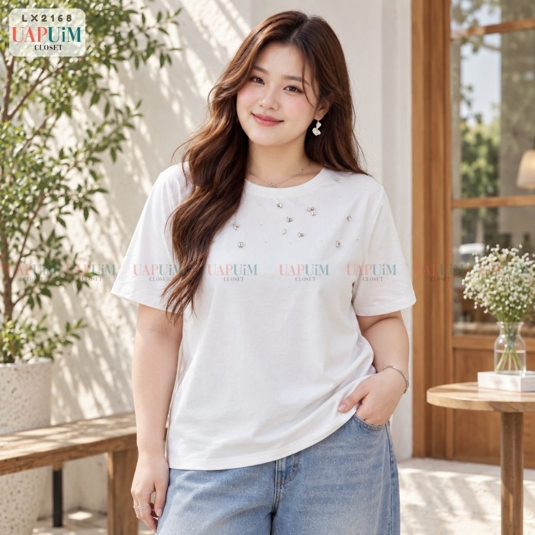 LX2168 เสื้อยืดเรียบหรู